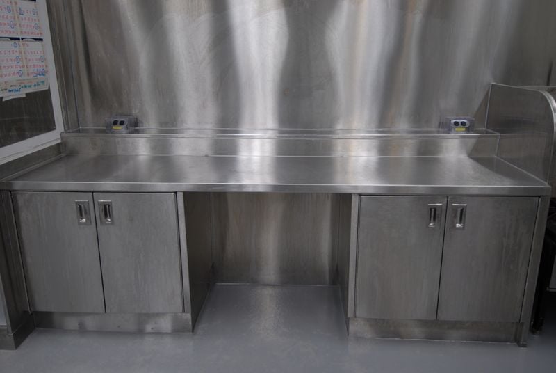 Work Place Single Single Person Work Station | Atlantic Stainless Fabricators