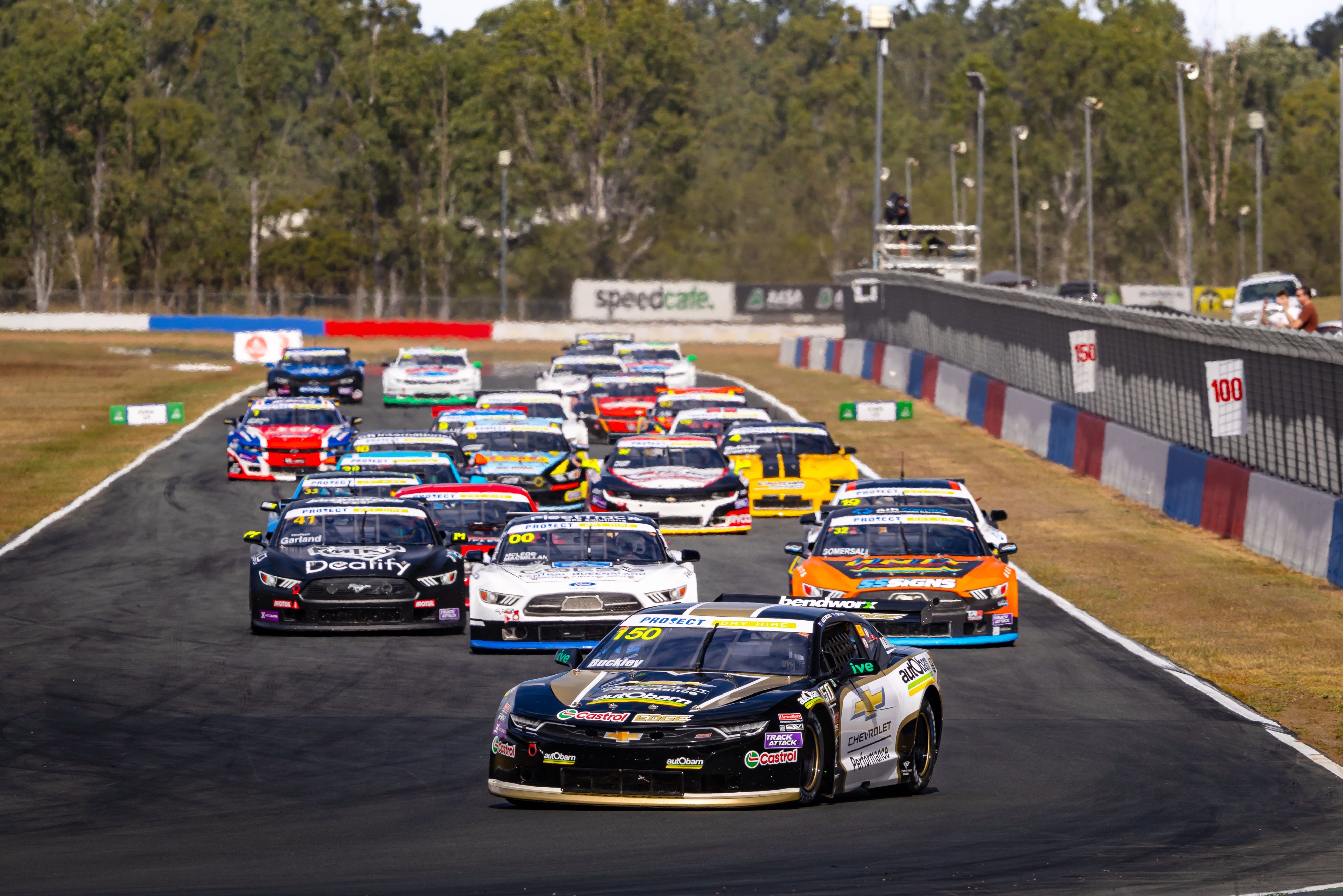 Title Fight Intensifies as TA2 Muscle Car Series Returns to Queensland Raceway