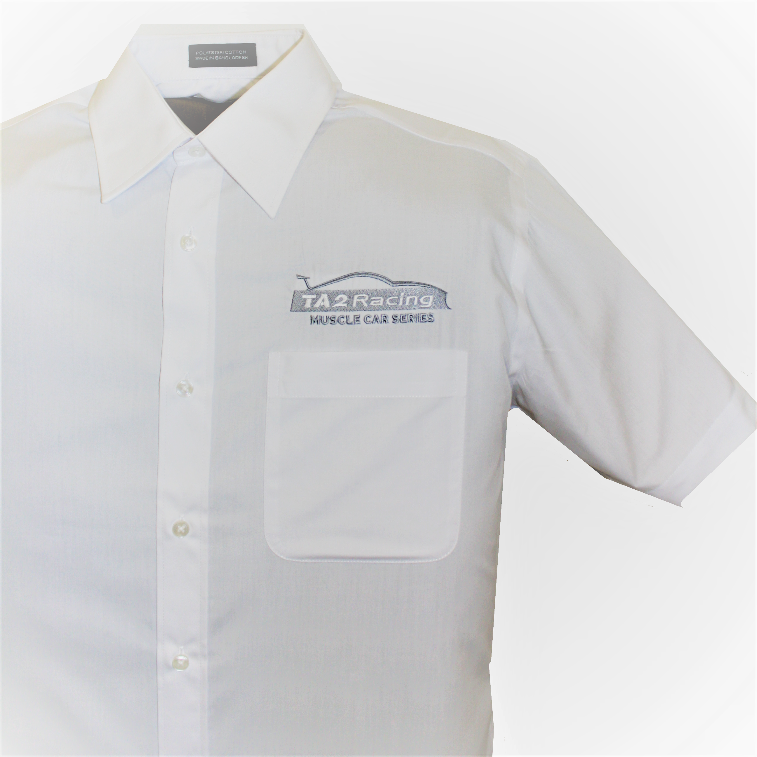 TA2 Outline Corporate Shirt | White