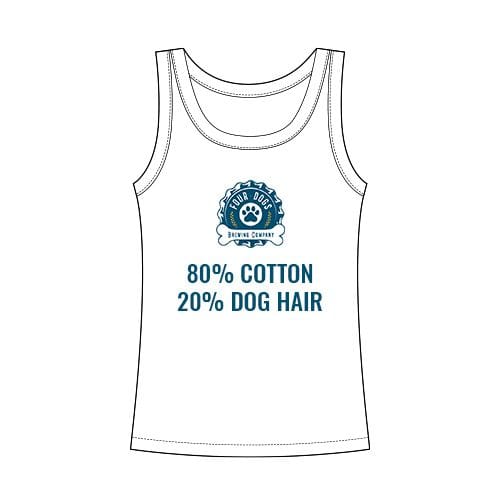 80% COTTON 20% DOG HAIR