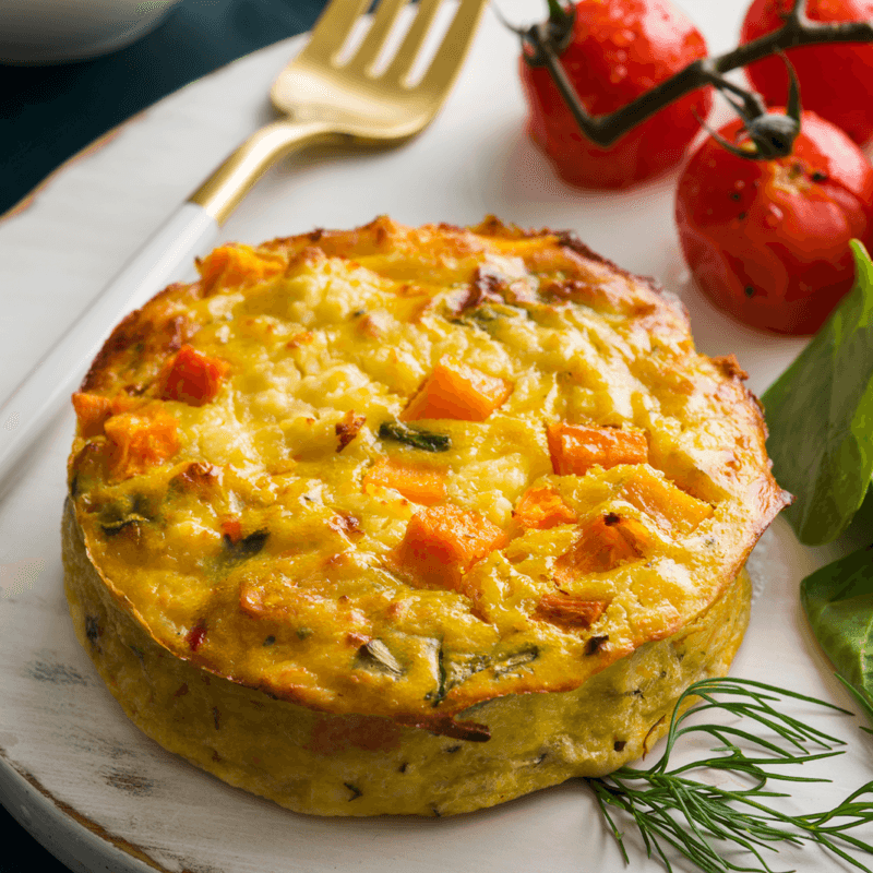 Sweet Potato, Pumpkin, Spinach & Fetta Frittata Sweet Potato, Pumpkin, Spinach & Fetta Frittata