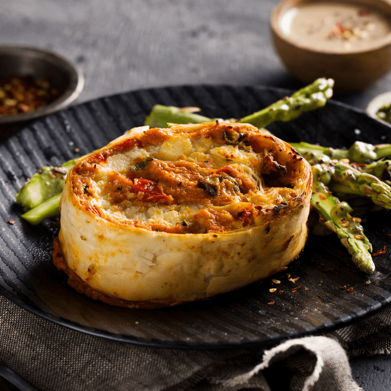 Oven-Roasted Vegetable Gourmet Scroll Oven-Roasted Vegetable Gourmet Scroll