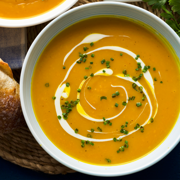 Sweet Potato & Pumpkin Soup