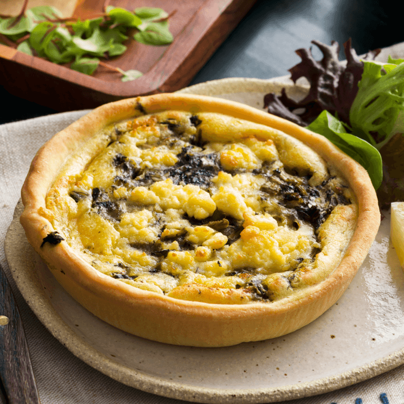 Individual Spinach & Fetta Quiche Individual Spinach & Fetta Quiche