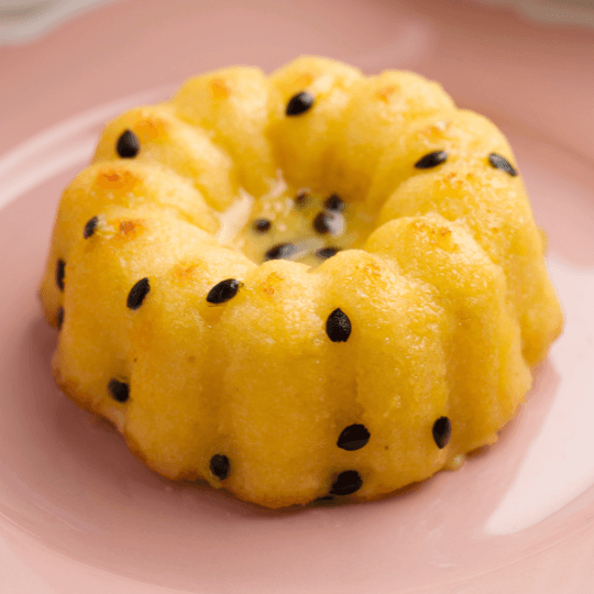 Pineapple Passionfruit Bundtlette Cake