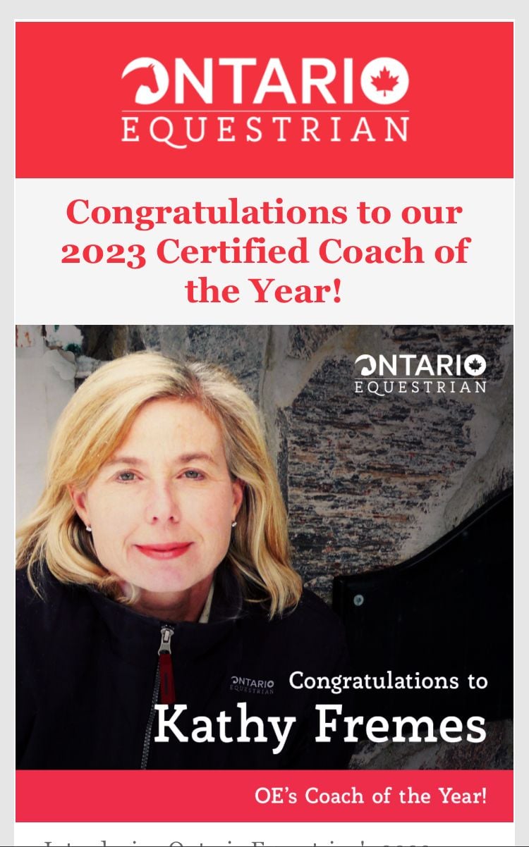 Introducing OE&rsquo;s 2023 Coach of the Year, Kathy Fremes of Country Hill Farm