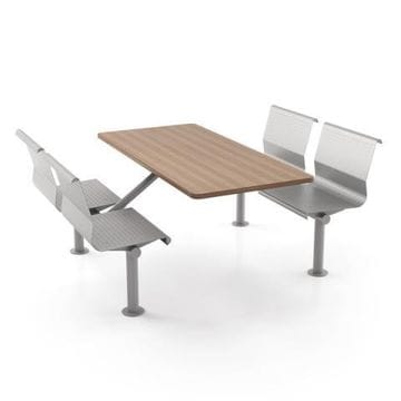 Traffic Dining - Perforated Beam without Arms or Upholstered Cushions