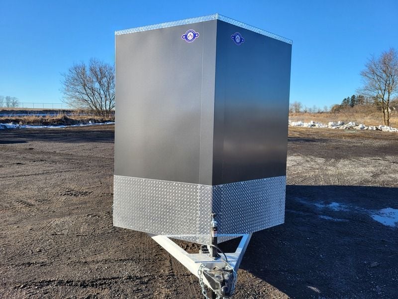 Enbeck 7x14TA2 Charcoal Aluminum Cargo Trailer