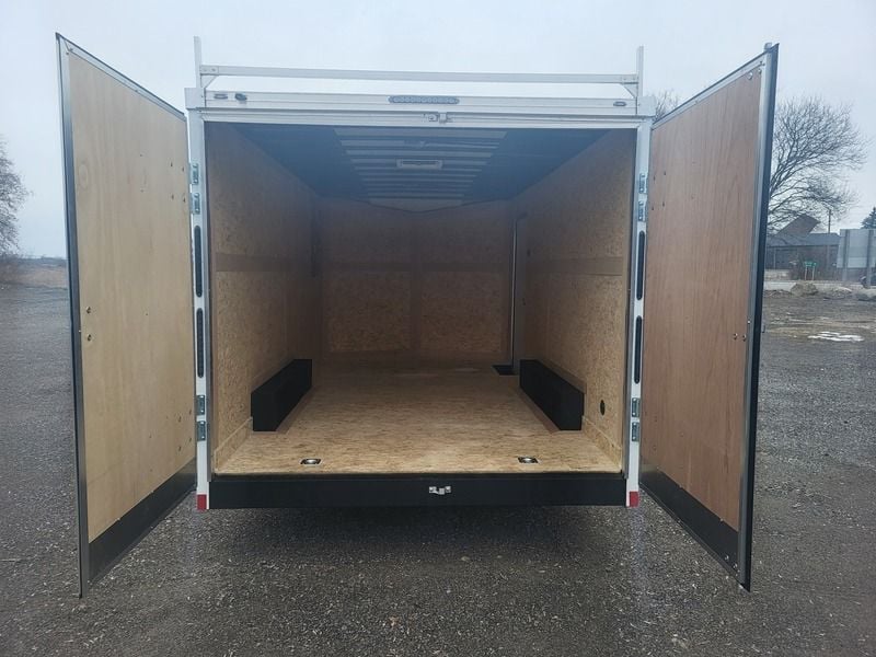 American Hauler 8.5x16TA3 White Night Hawk Contractor Edition