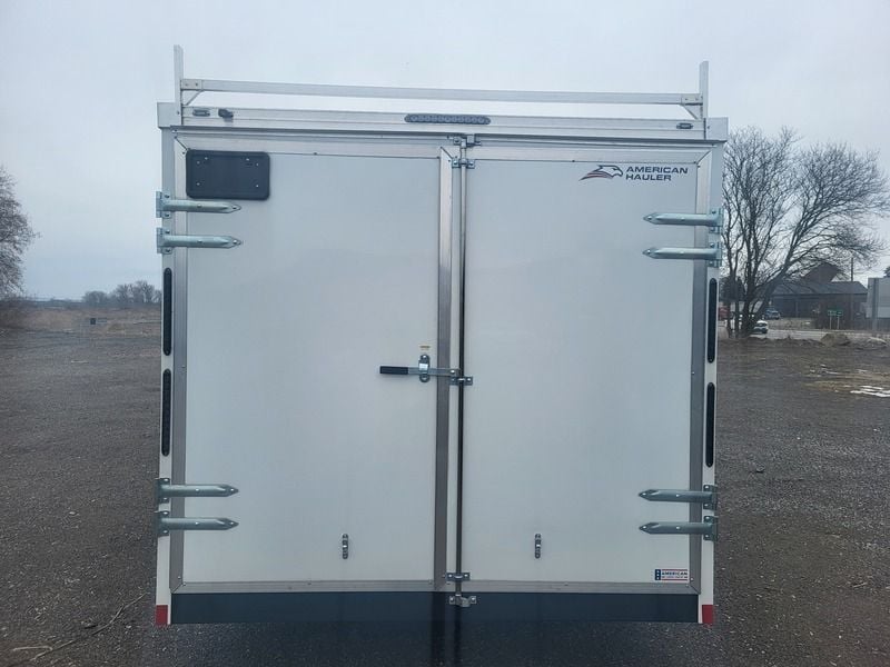 American Hauler 8.5x16TA3 White Night Hawk Contractor Edition