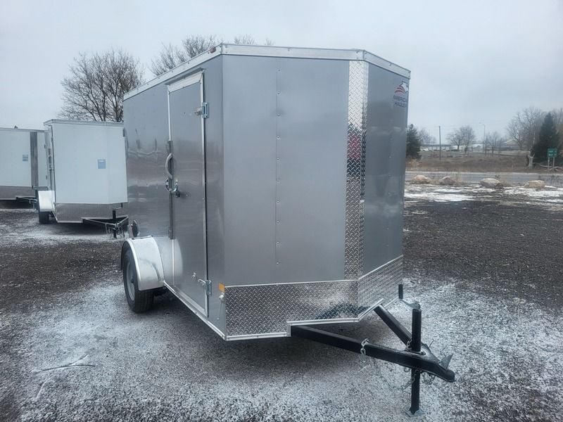 American Hauler 6x10SA Silverfrost Arrow-Deluxe American Hauler 6x10SA Silverfrost Arrow-Deluxe