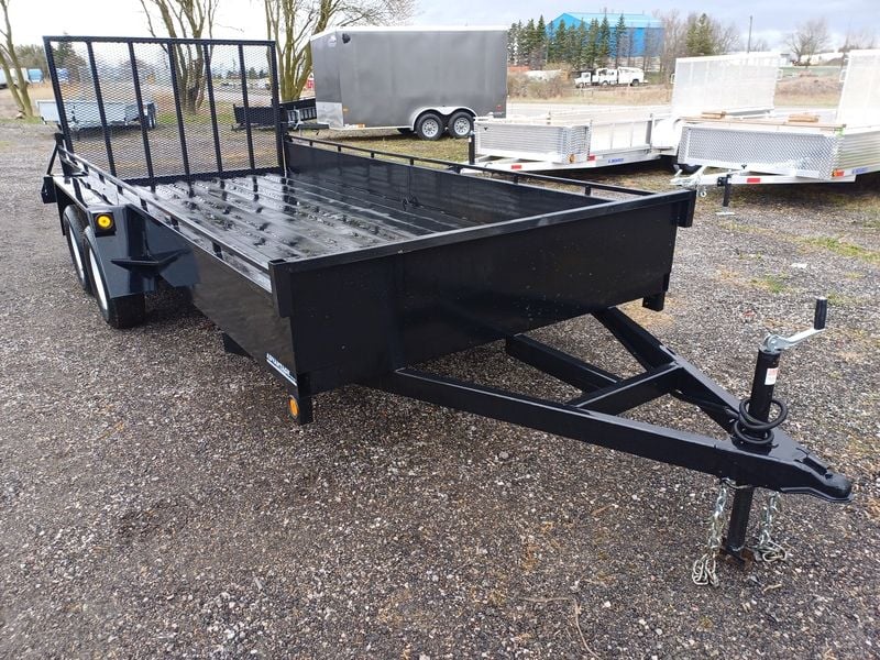 Advantage 80"x16 Tandem Steel Landscape Trailer Advantage 80"x16 Tandem Steel Landscape Trailer