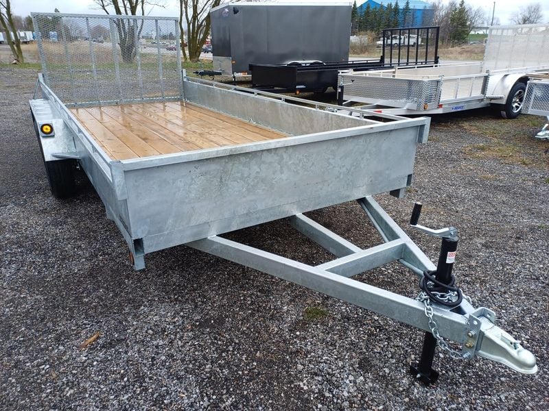 Advantage 80"x16 Tandem Galvanized Landscape Trailer Advantage 80"x16 Tandem Galvanized Landscape Trailer
