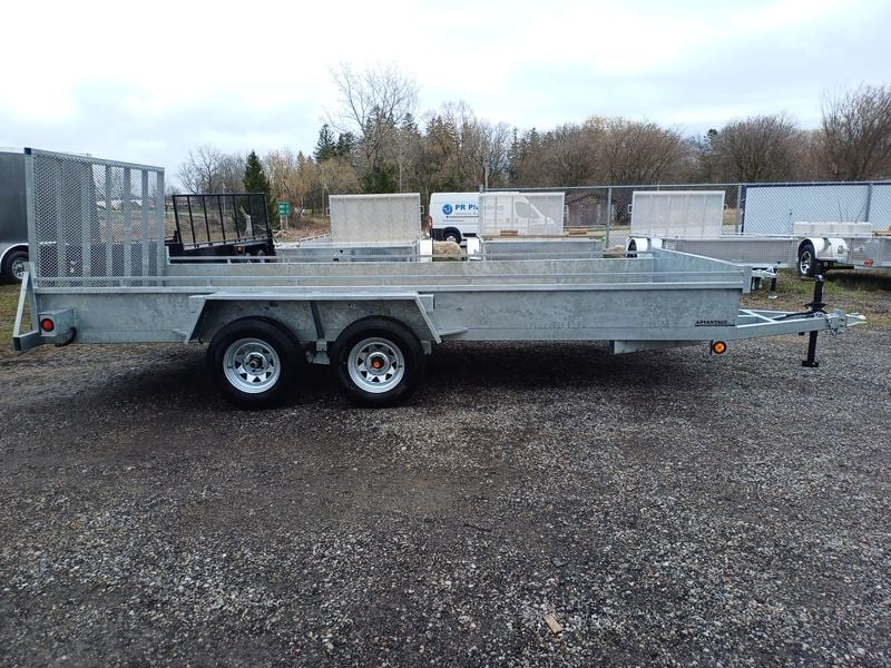 Advantage 80"x16 Tandem Galvanized Landscape Trailer
