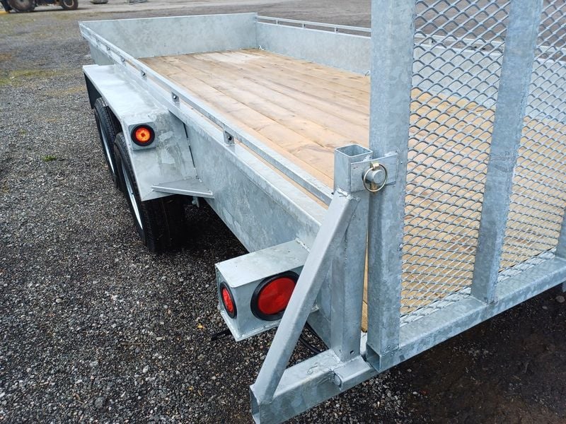 Advantage 80"x16 Tandem Galvanized Landscape Trailer