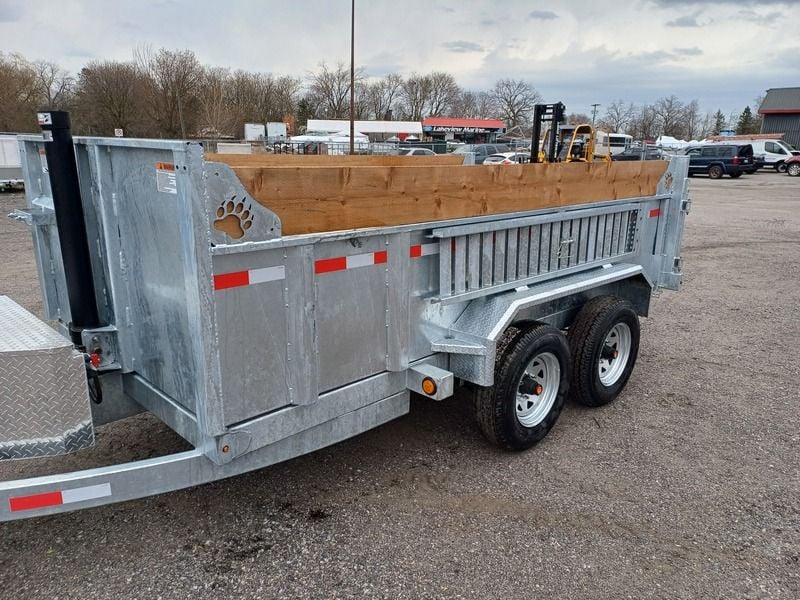 Bearco 6'x12' 5 Ton Dump Trailer Galvanized Bearco 6'x12' 5 Ton Dump Trailer Galvanized
