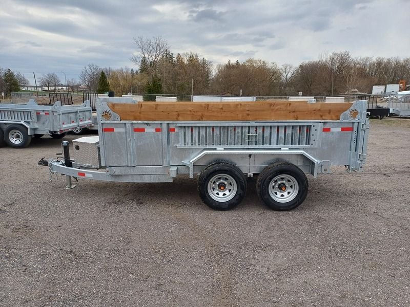 Bearco 6'x12' 5 Ton Dump Trailer Galvanized