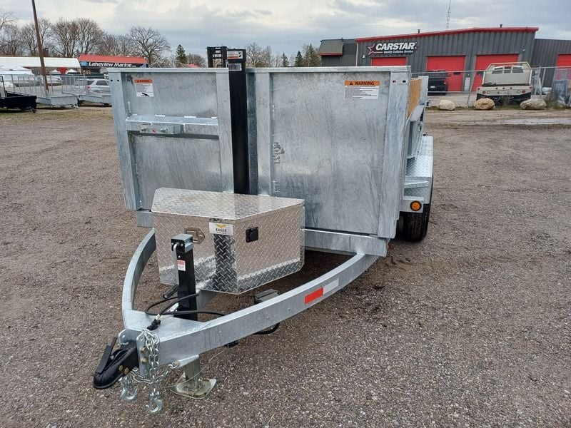 Bearco 6'x12' 5 Ton Dump Trailer Galvanized