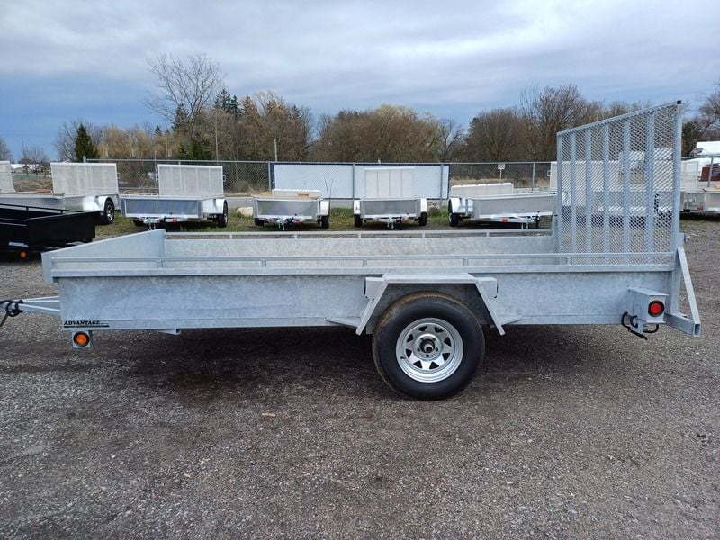 Advantage 6x12 Galvanized Landscape Trailer