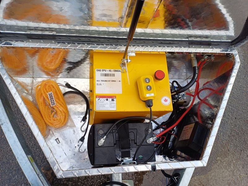 Bearco 6'x12' 5 Ton Dump Trailer Galvanized