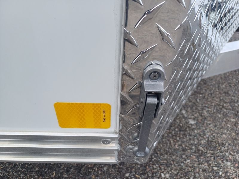 Enbeck 6x12TA2 White Tandem Aluminum Cargo Trailer