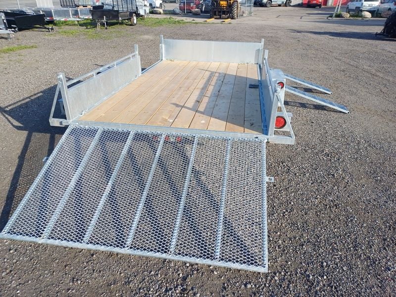 Advantage Galvanized  80"x12' Side Load ATV/Utility Trailer