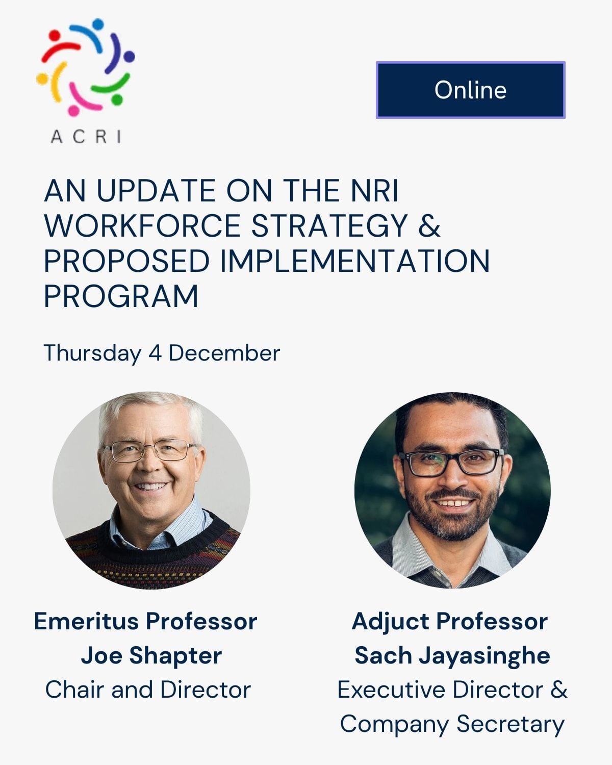 An update on the NRI Workforce Strategy