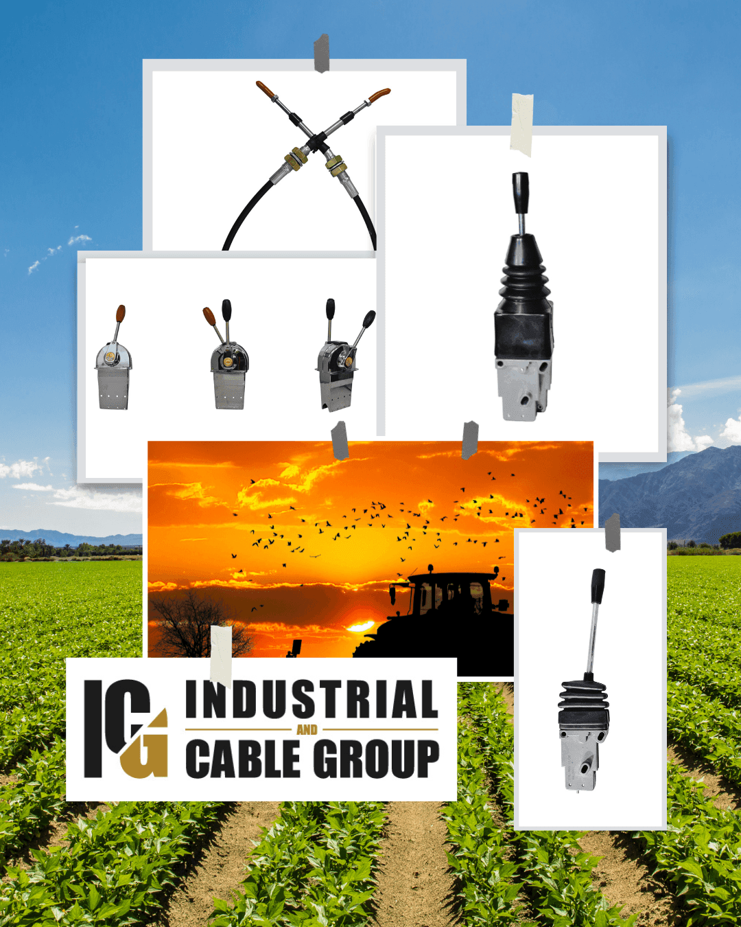 Industrial Hand Controls for Hydraulic, Cable & Mechanical Control Systems