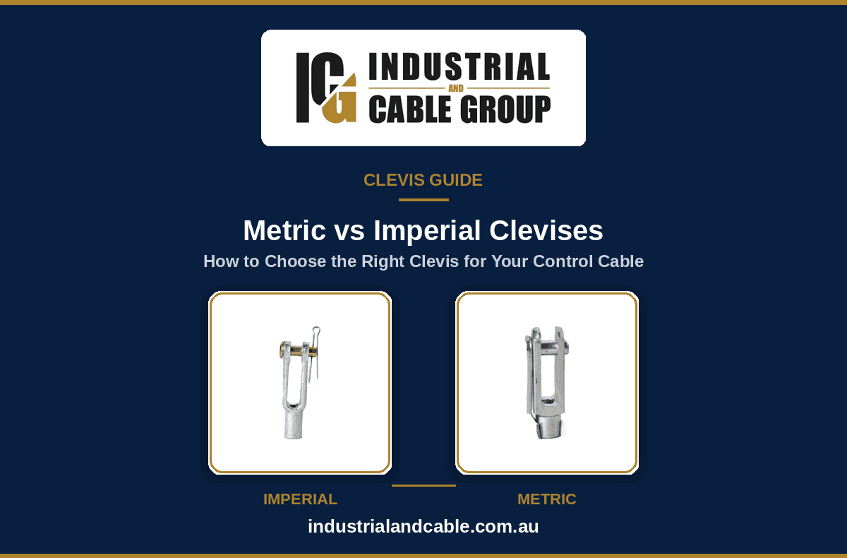 Metric vs Imperial Clevises: How to Choose the Right Clevis for Your Control Cable