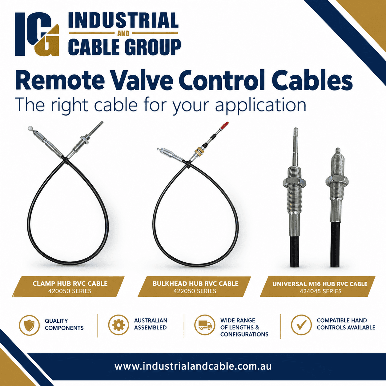 Remote Valve Control Cables: How to Choose the Right RVC Cable for Your Equipment