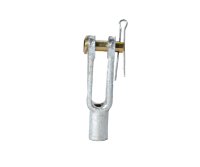 Forged Clevis 3/16 x 3/16 inch Pin Plated Steel (21410) Forged Clevis 3/16 x 3/16 inch Pin Plated Steel (21410)