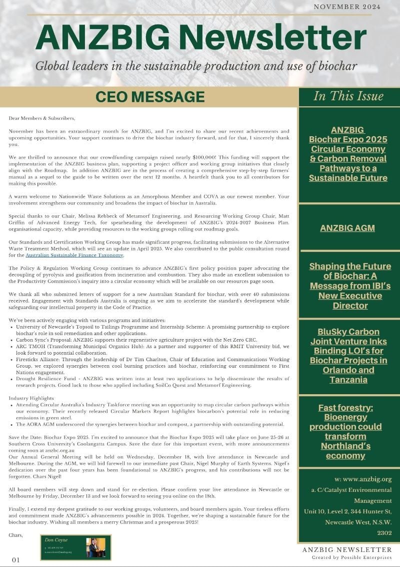 November 24 Newsletter