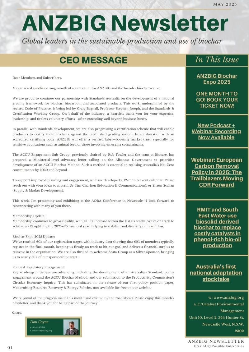 May 25 Newsletter