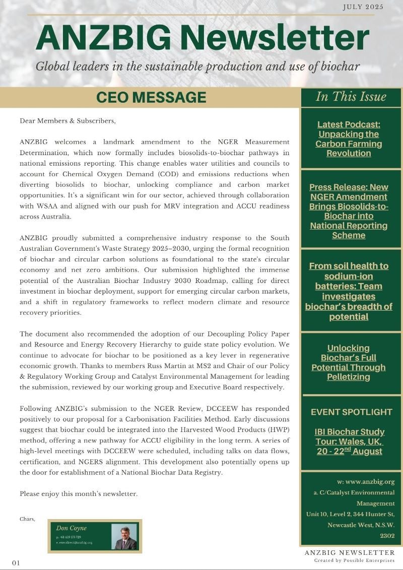 July 25 Newsletter