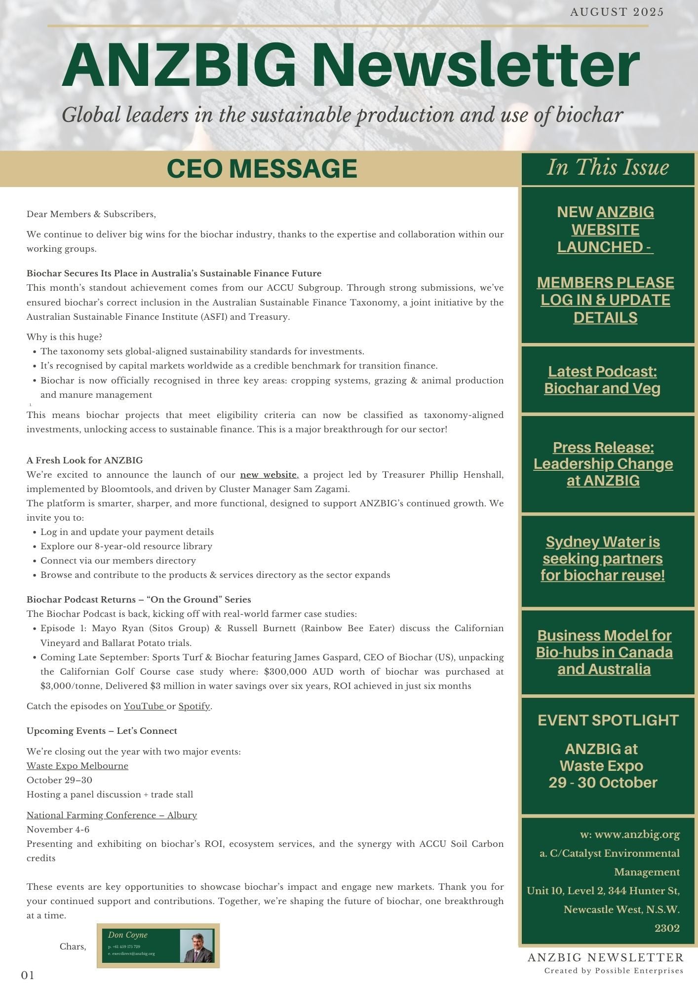 August 25 Newsletter https://s3-ap-southeast-2.amazonaws.com/wh1.thewebconsole.com/wh/10393/images/ANZBIG-August-2025-Newsletter.pdf