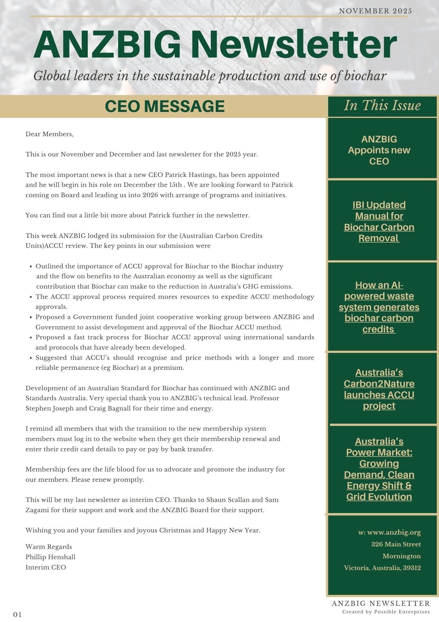 November 25 Newsletter https://s3-ap-southeast-2.amazonaws.com/wh1.thewebconsole.com/wh/10393/images/ANZBIG_November_2025_Newsletter.pdf