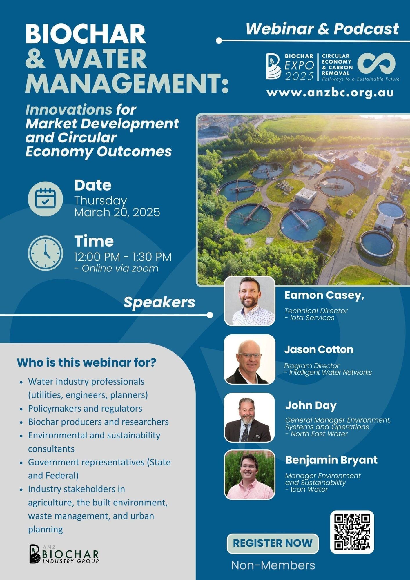 Biochar and Water Management: Innovations for Market Development and Circular Economy Outcomes Biochar and Water Management: Innovations for Market Development and Circular Economy Outcomes