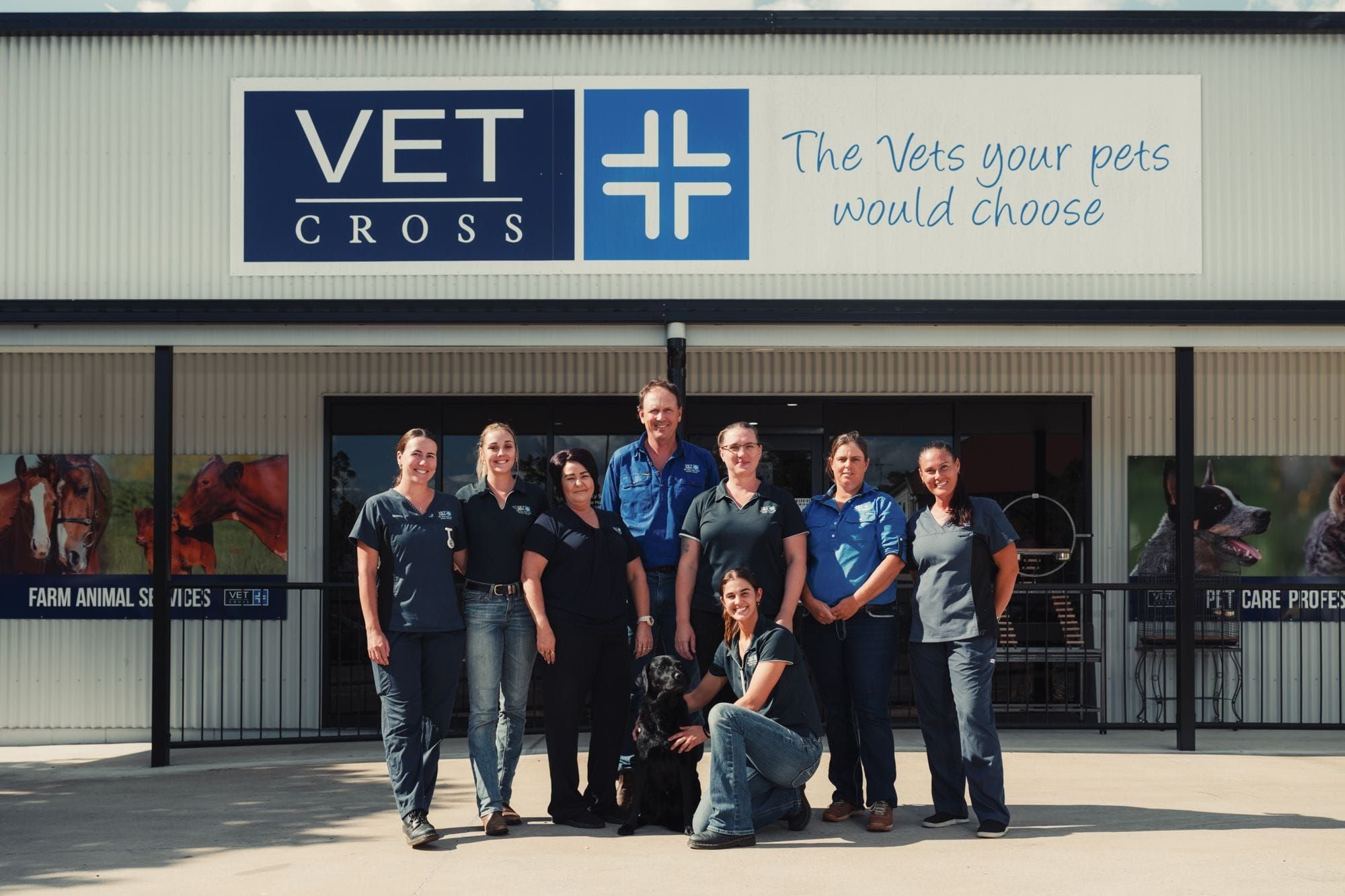 Vet Cross Team in Action