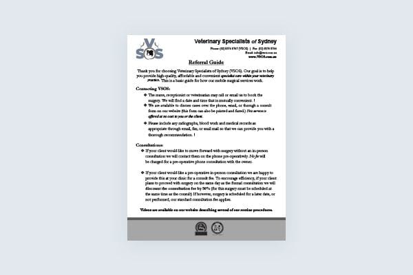 Referral guide