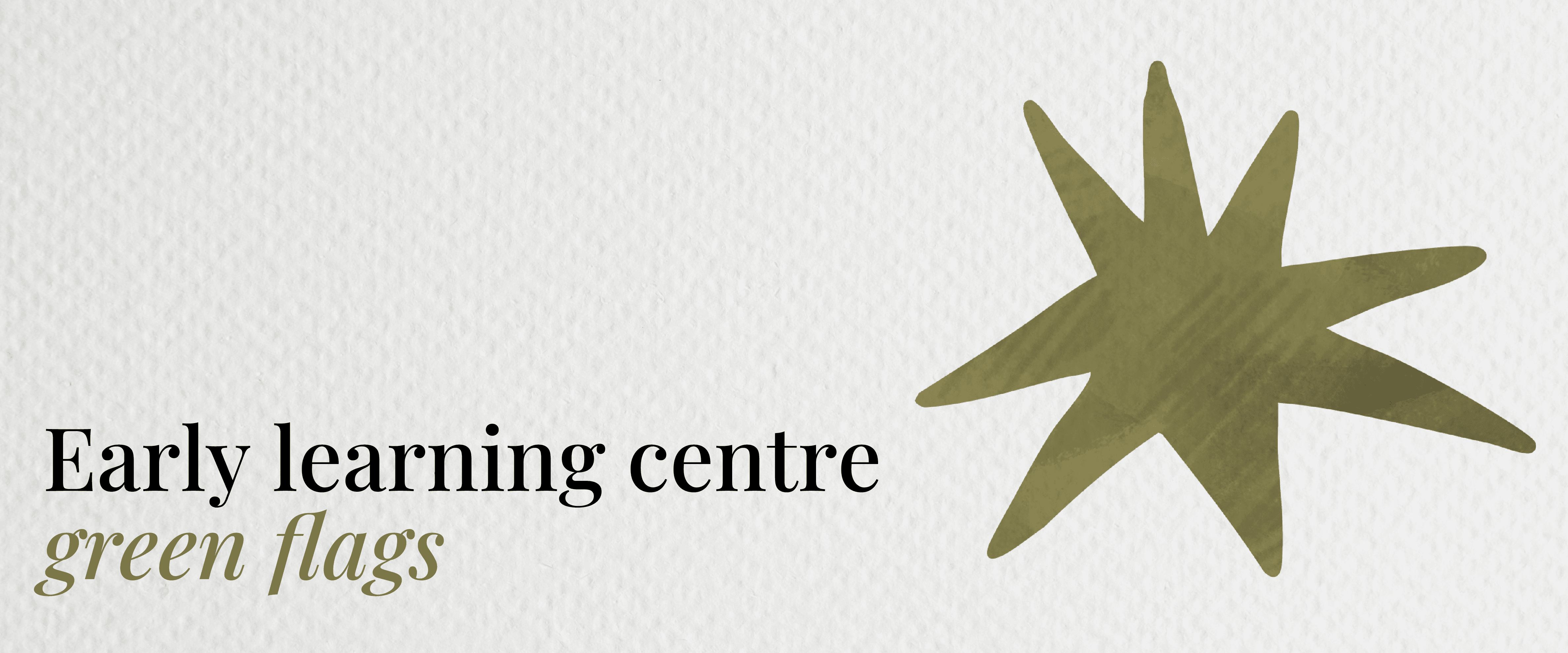 The surprising sign of a quality early learning centre