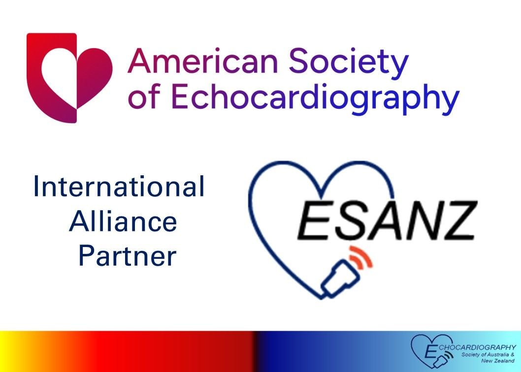 ESANZ Joins the American Society of Echocardiography as an International Alliance Partner ESANZ Joins the American Society of Echocardiography as an International Alliance Partner