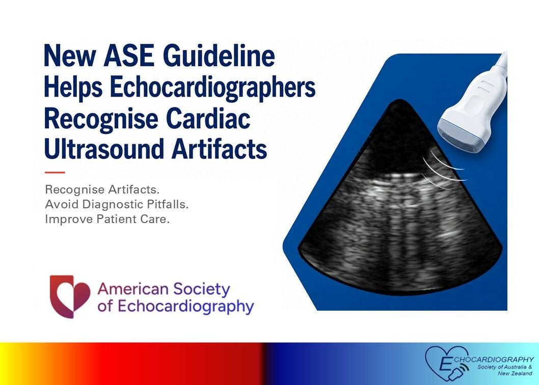 New ASE Guideline Helps Echocardiographers Recognise Cardiac Ultrasound Artifacts