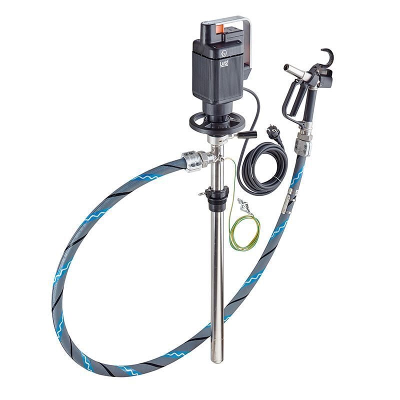 Pump set for Complete drainage - Explosive media