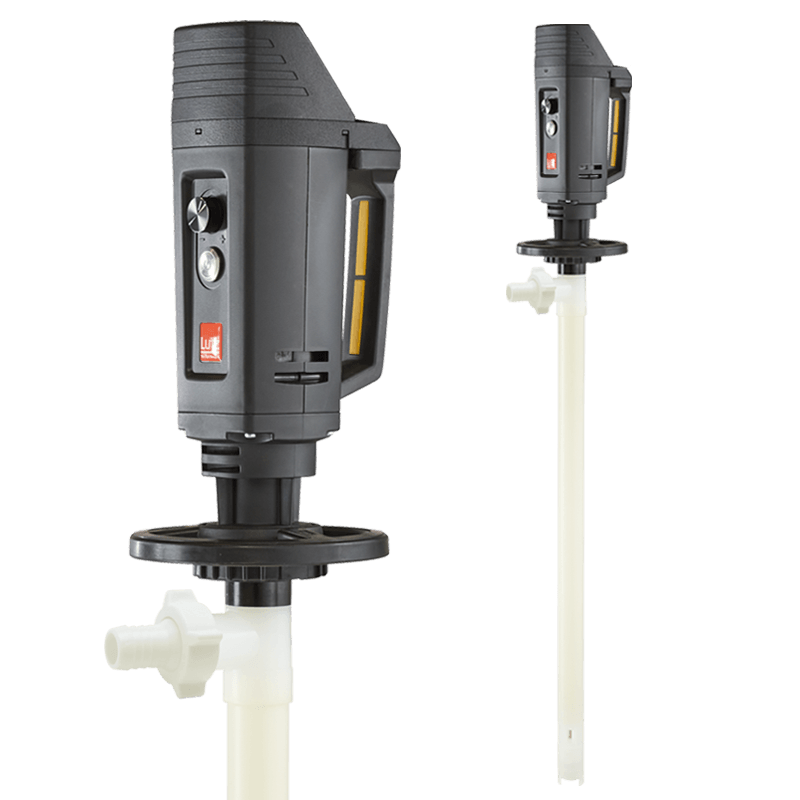 Accumulator Drum pumps - concentrated acids and alkalis