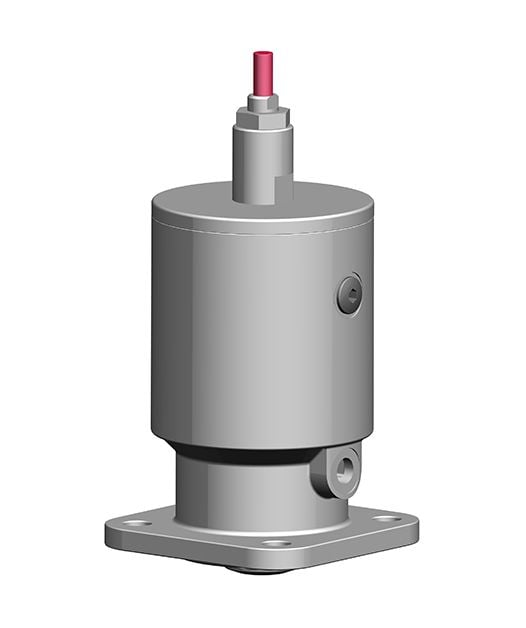 Mounted onto pneumatic piston actuator