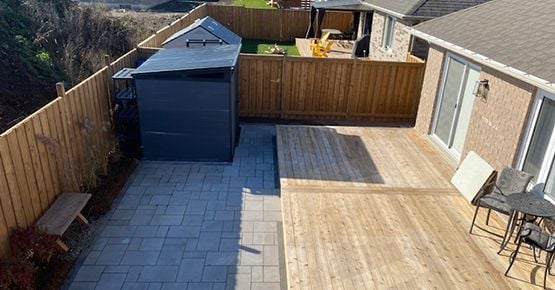 Custom Stone Landscaping Project