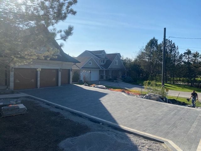 Heated interlock walkway & driveway