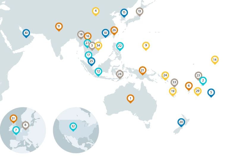 ANZ Map