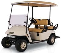 4 Seat E-Z-GO Golf Car - Electic (With Lights)