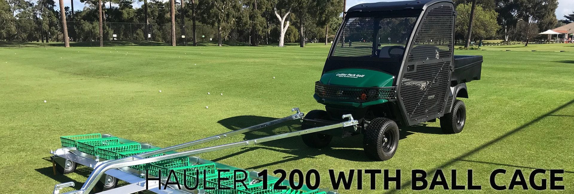 Hauler 1200X with Ball Picker Cage - 13.5 hp Petrol